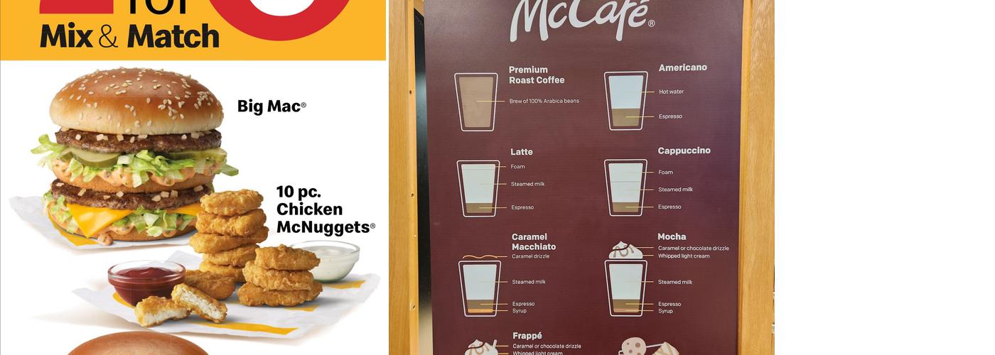 McDonald's Menu