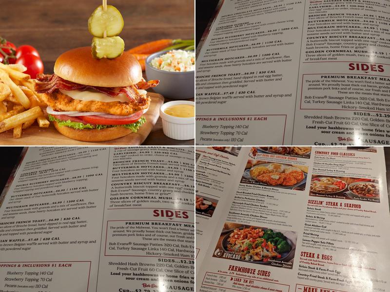 Bob Evans Menu