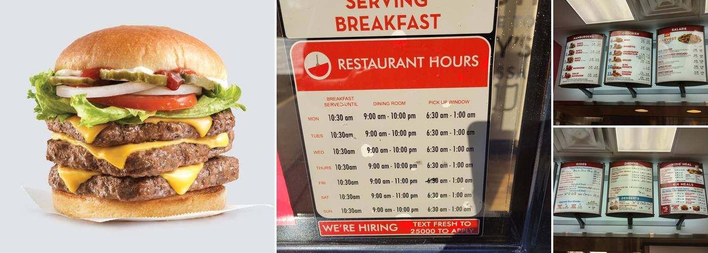 Wendy's Menu