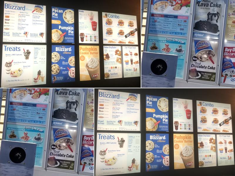 Dairy Queen Menu