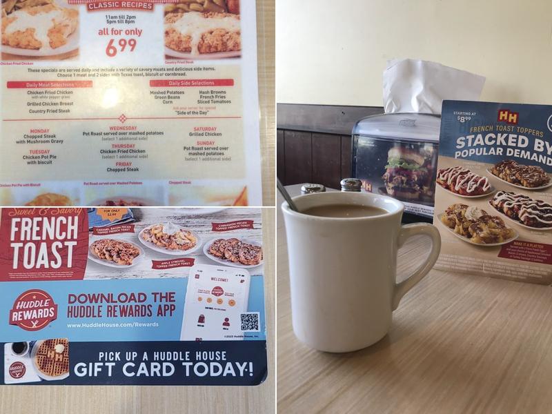 Huddle House Menu
