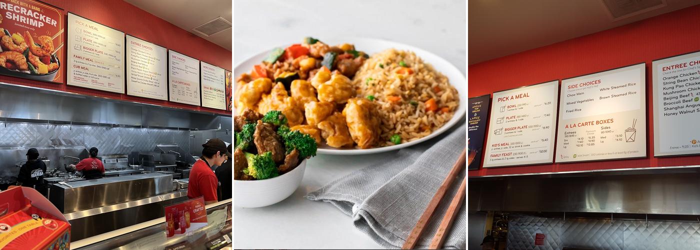 Panda Express Menu