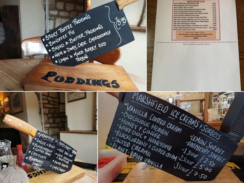 Butchers Arms Menu