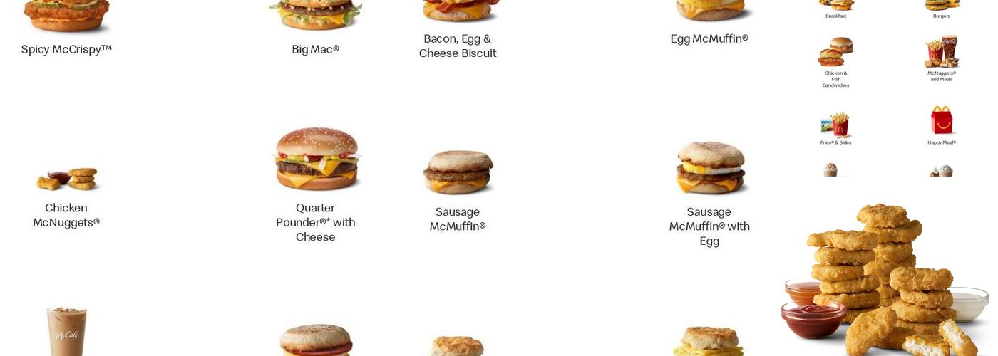 McDonald's Menu