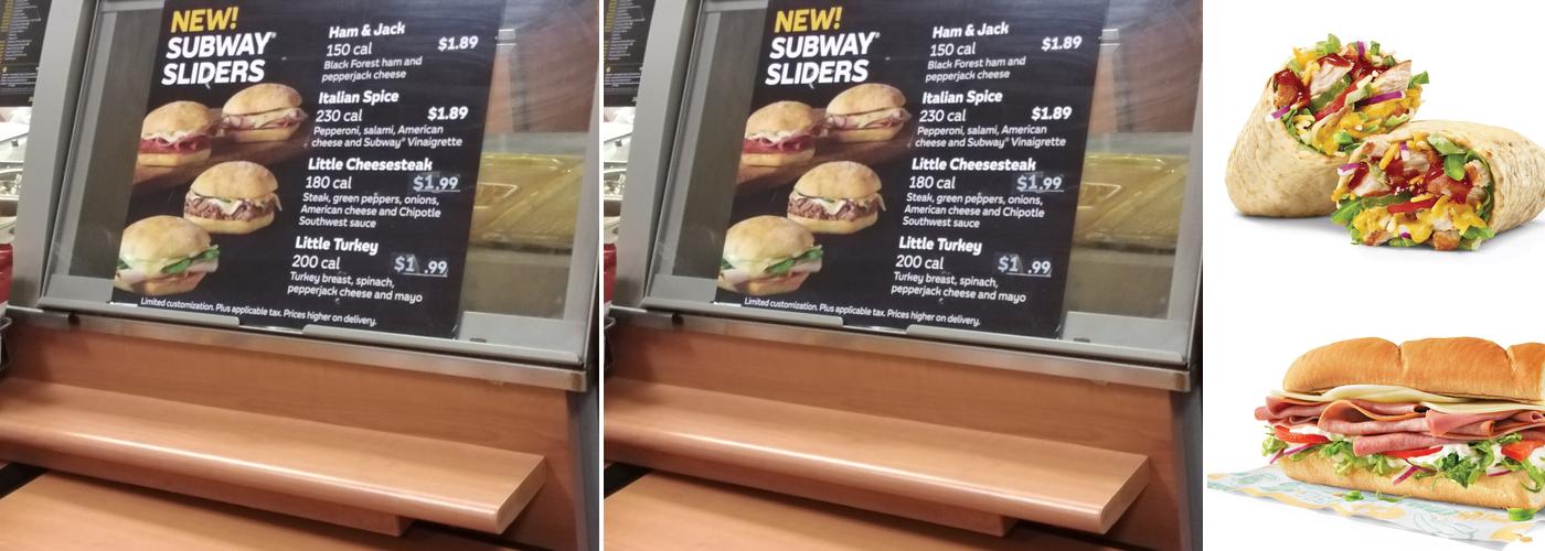Subway Menu