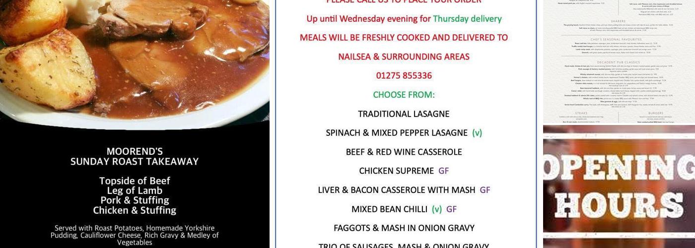 The Moorend Spout Menu