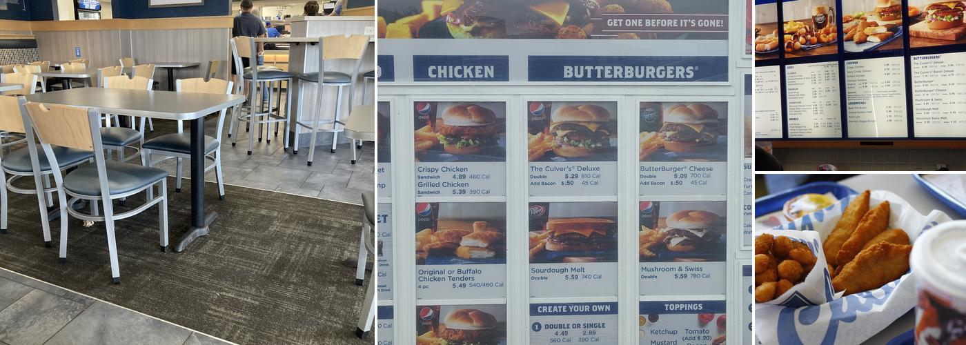 Culver’s Menu