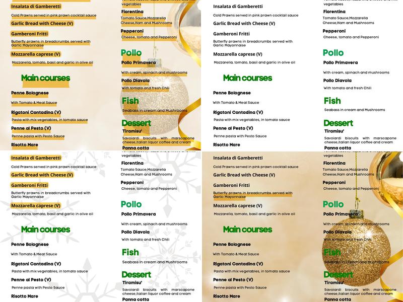 The Woolaston Inn Menu