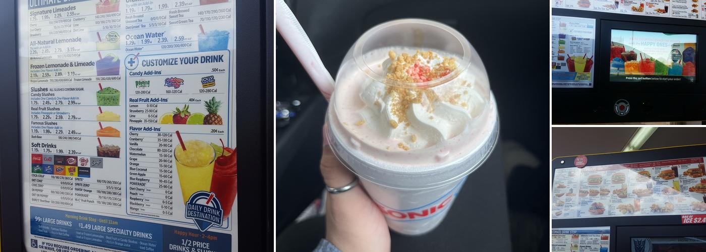 Sonic Drive-In Menu