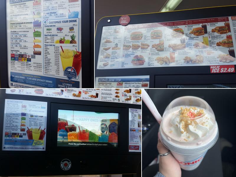 Sonic Drive-In Menu