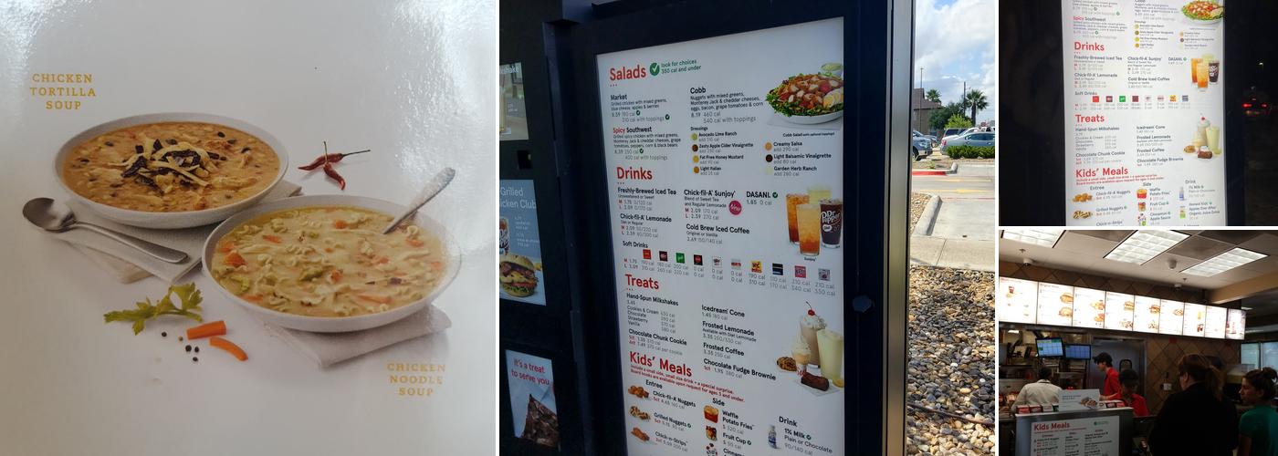 Chick-fil-A Menu