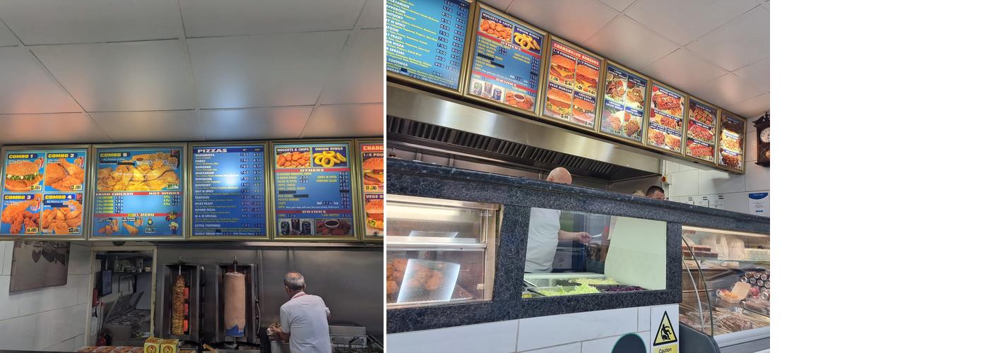 M&M Kebab Henbury Menu