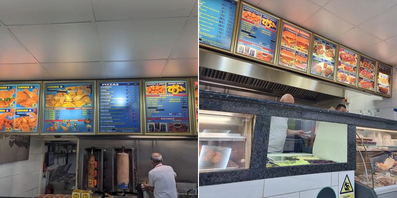 M&M Kebab Henbury Menu