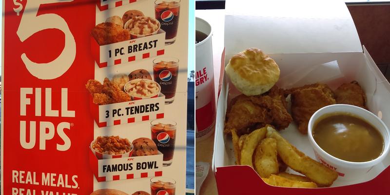 KFC Menu
