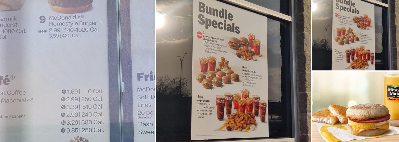 McDonald's Menu