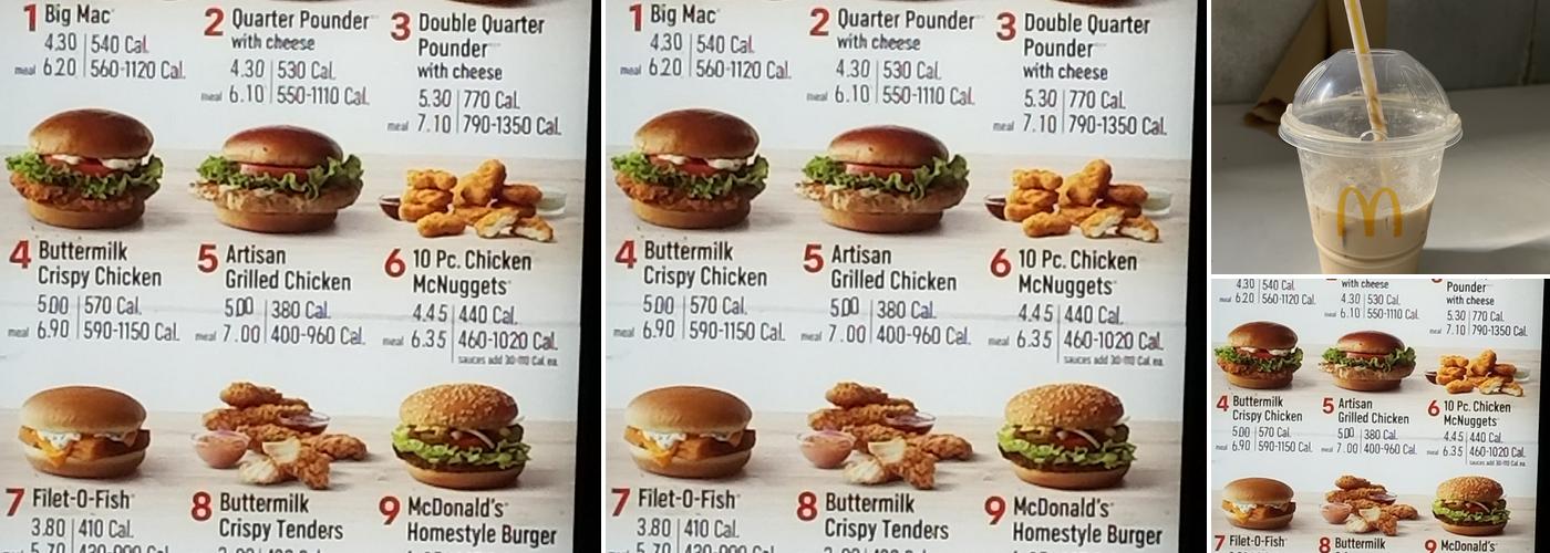 McDonald's Menu