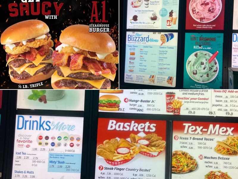 Dairy Queen Menu