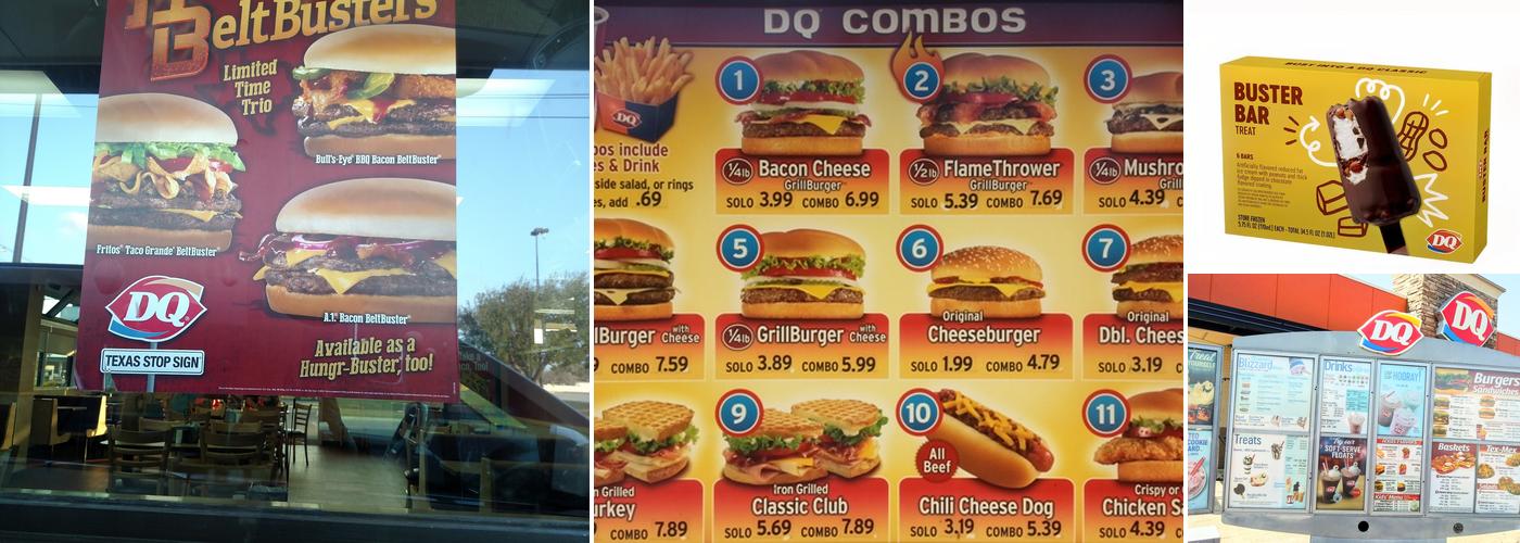 Dairy Queen Menu