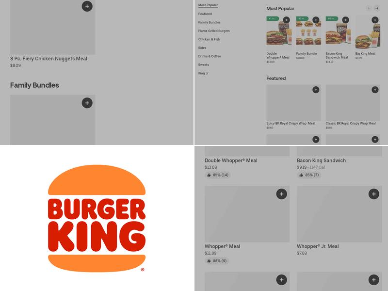 Burger King Menu