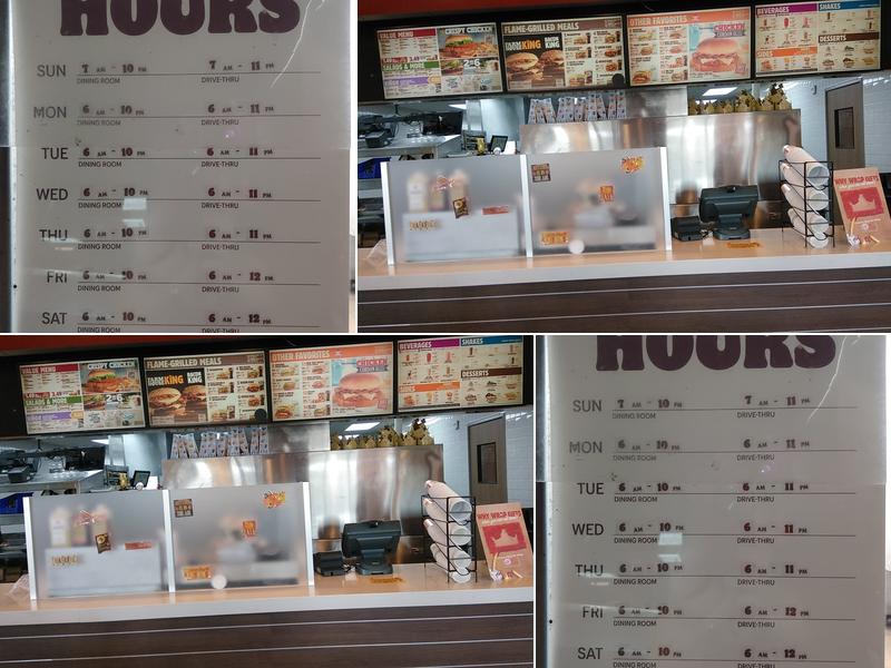 Burger King Menu