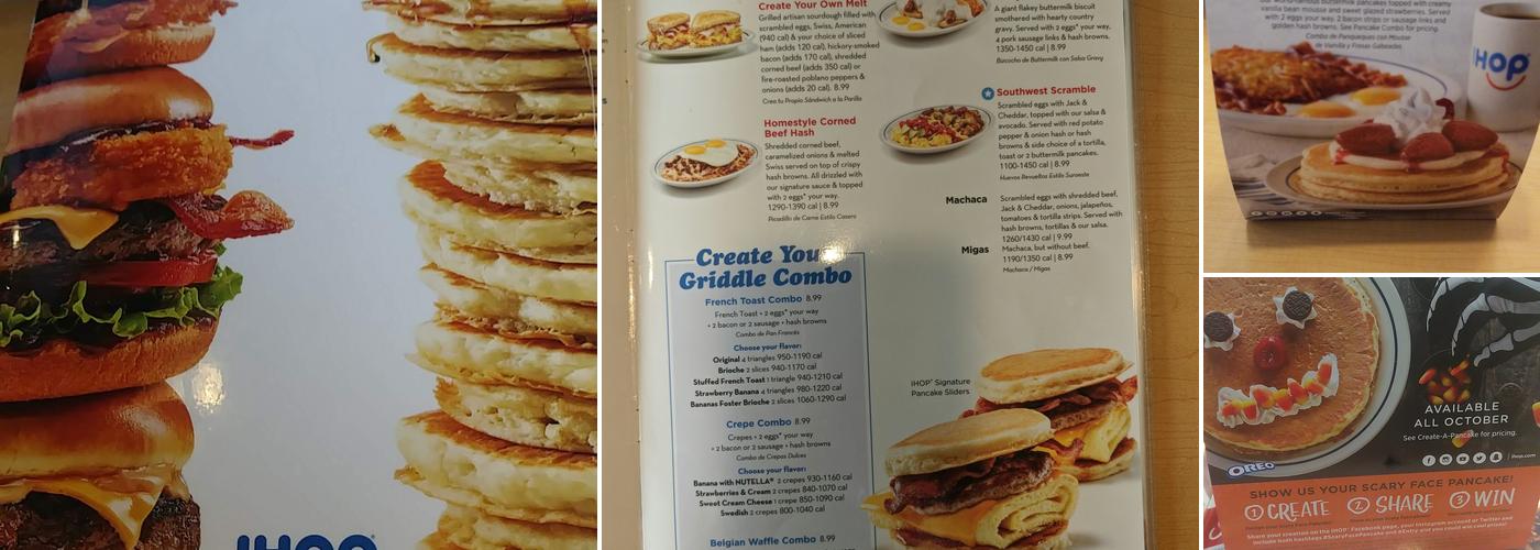 IHOP Menu
