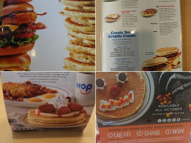 IHOP Menu