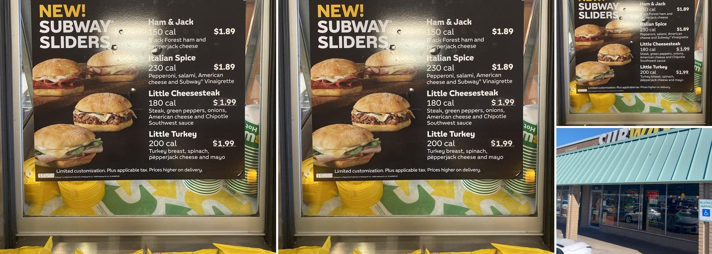 Subway Menu