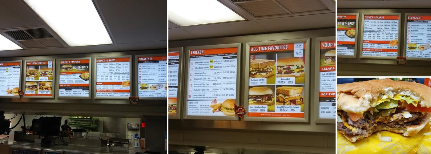 Whataburger Menu