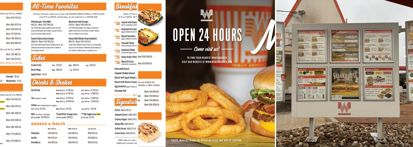 Whataburger Menu