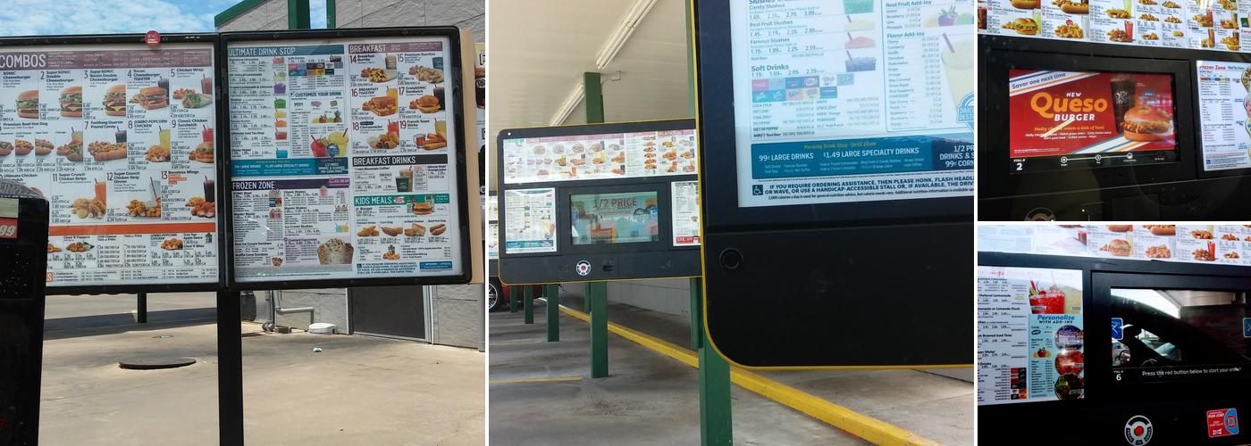 Sonic Drive-In Menu
