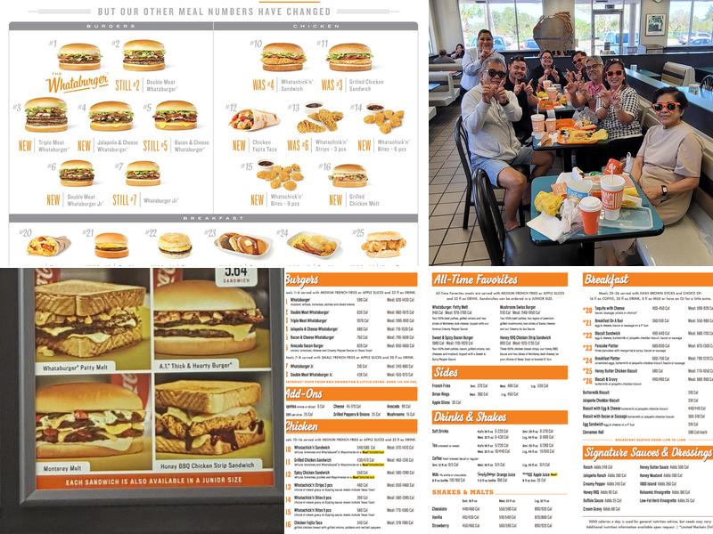 Whataburger Menu