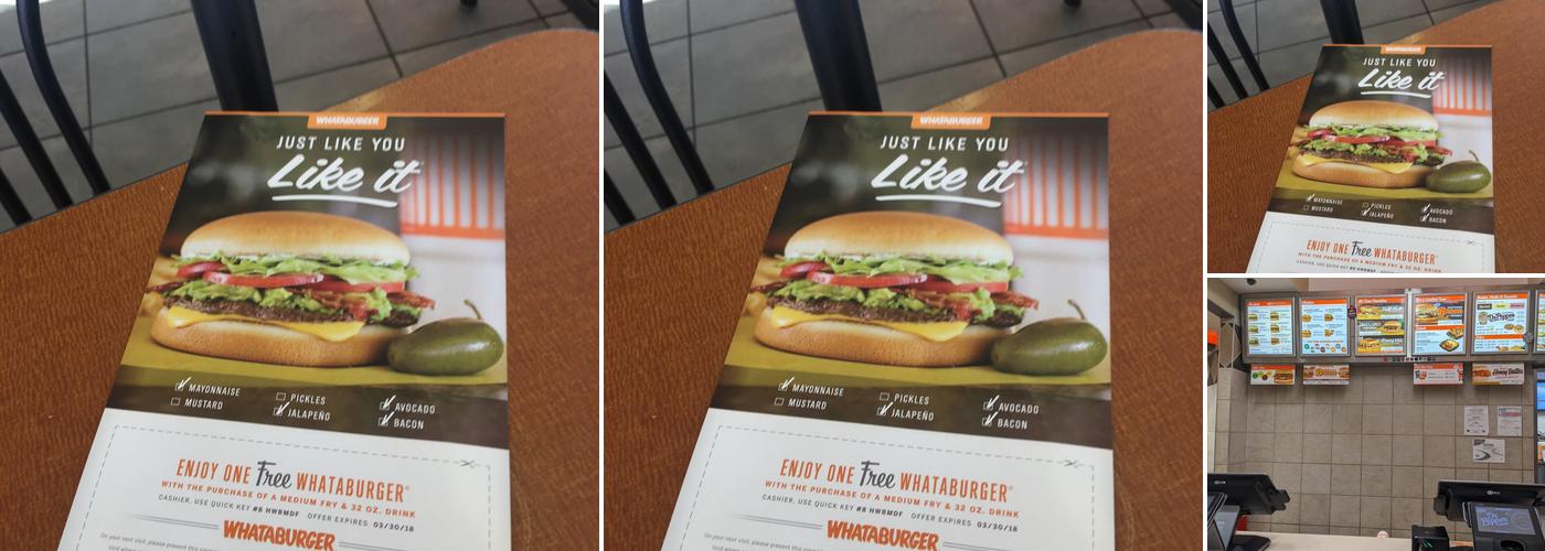 Whataburger Menu