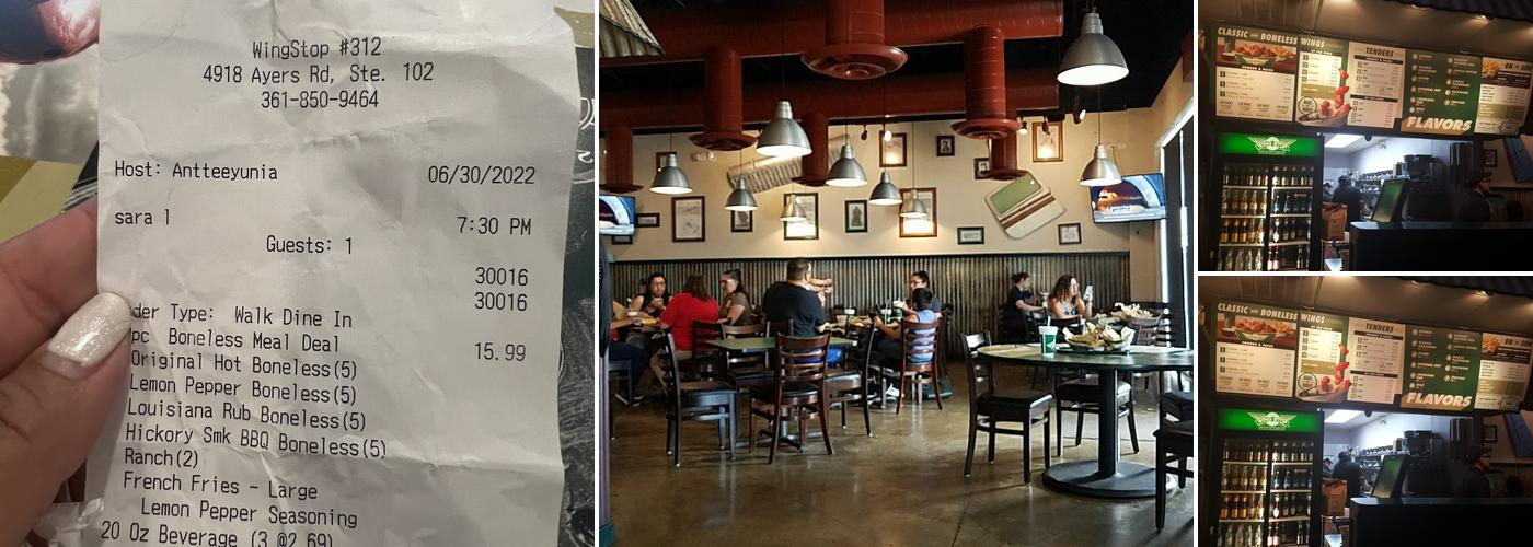 Wingstop Menu