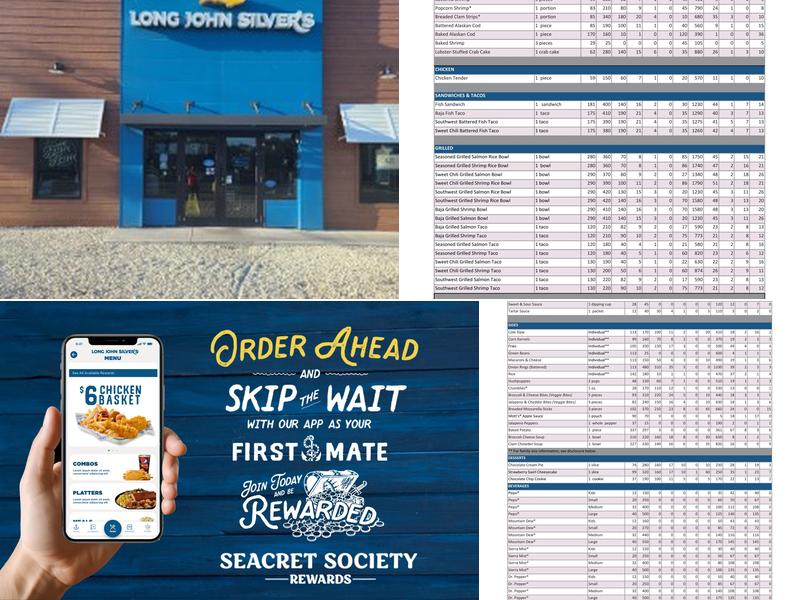 Long John Silver's Menu