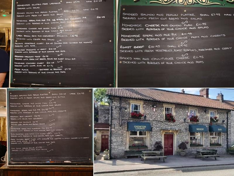 The Waldegrave Arms Menu