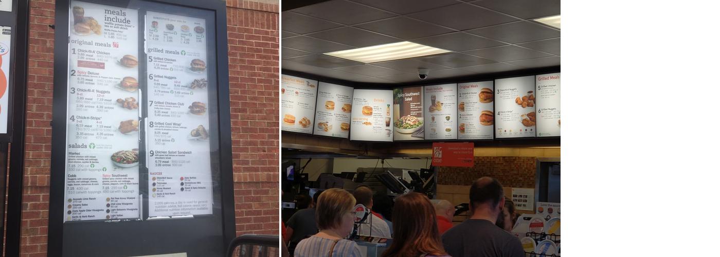 Chick-fil-A Menu