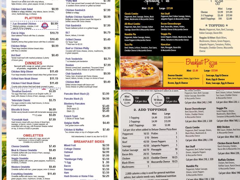 Godfather's Pizza Express Menu