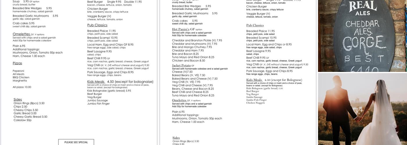 The Churchill Inn Menu