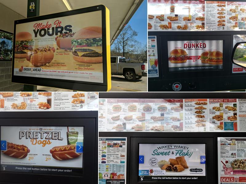 Sonic Drive-In Menu