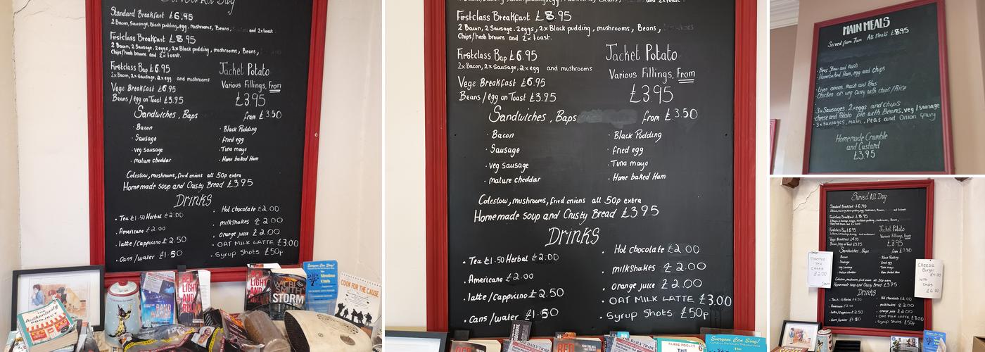 Firstclass Cafe Menu