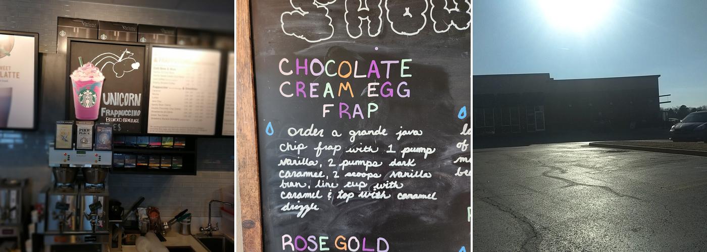 Starbucks Menu