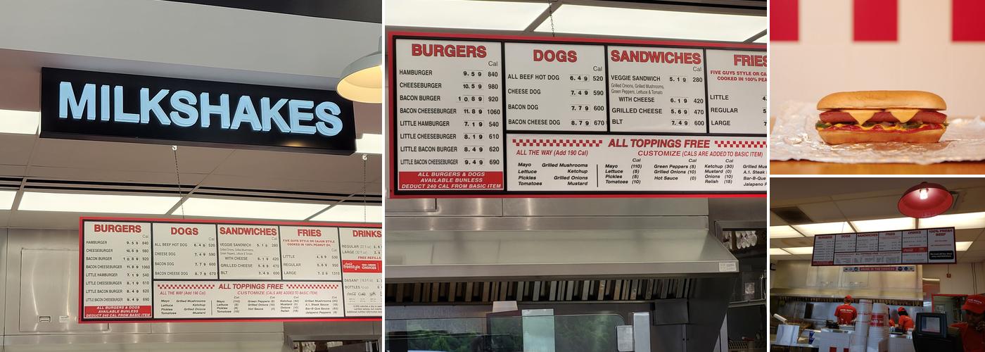 Five Guys Menu
