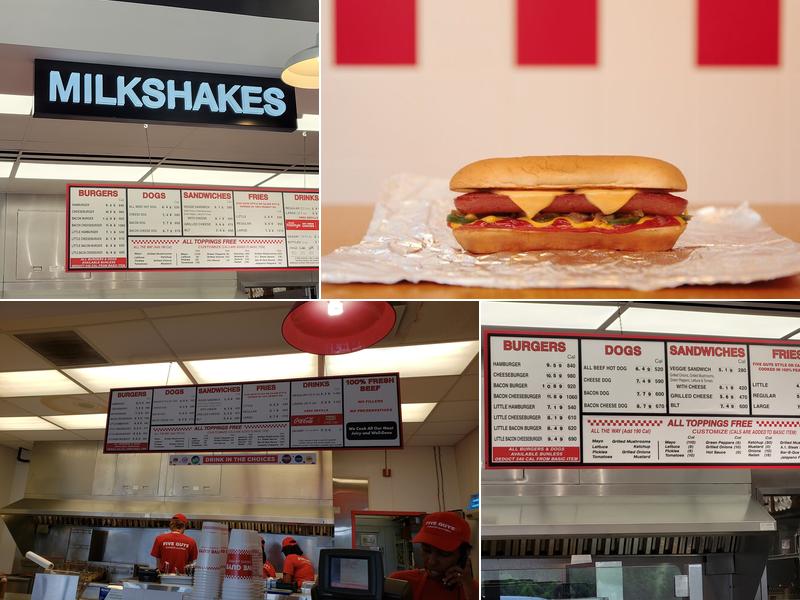 Five Guys Menu