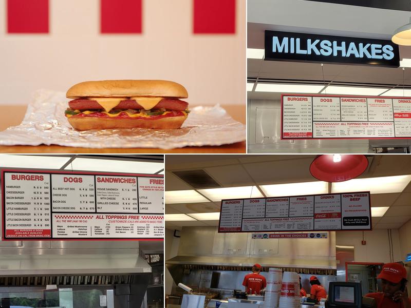 Five Guys Menu