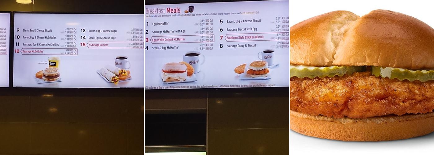 McDonald's Menu