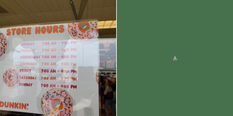Dunkin' Menu
