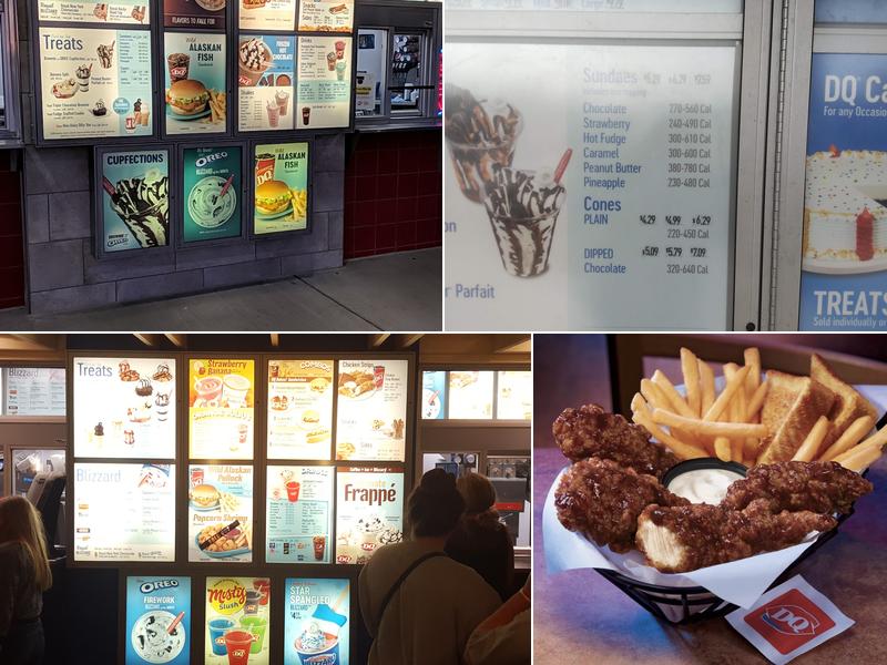 Dairy Queen Menu
