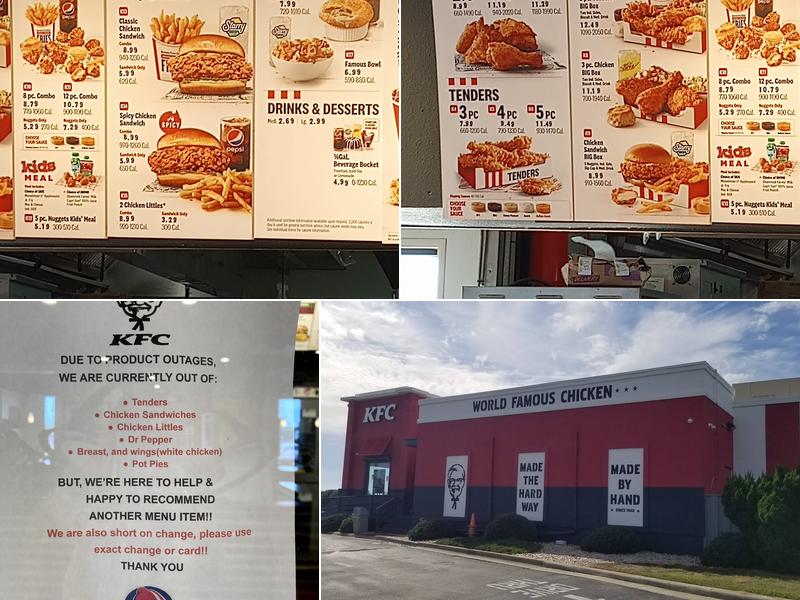 KFC Menu