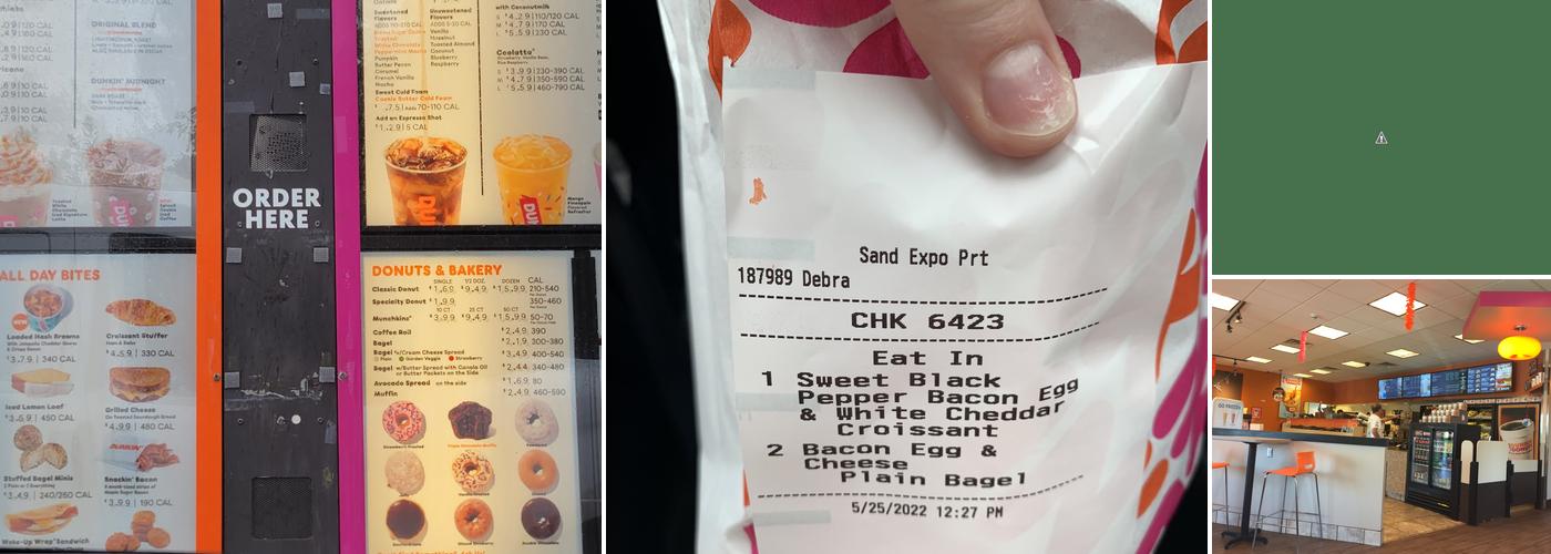 Dunkin' Menu