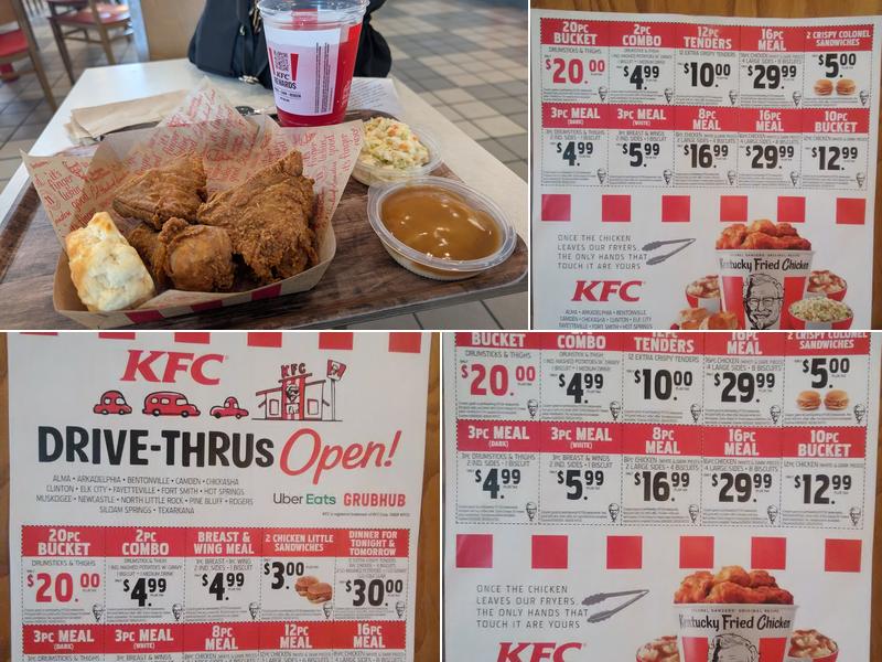 KFC Menu